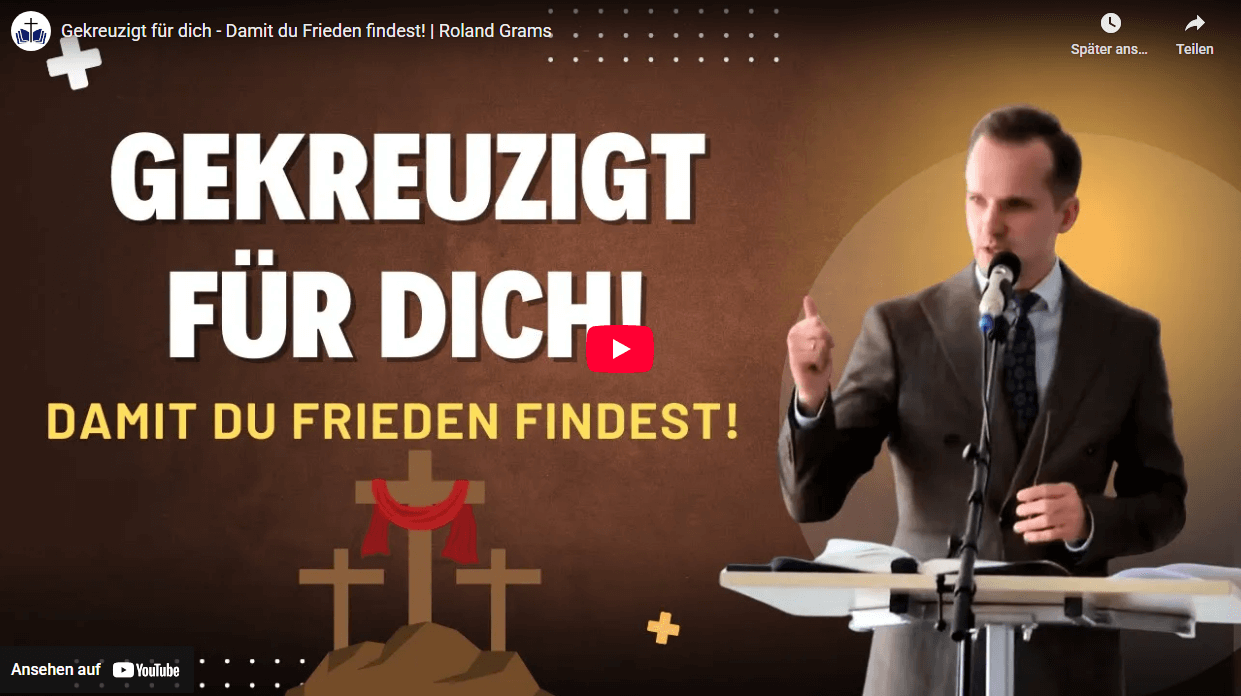 Gottesdienst über die Kreuzigung.